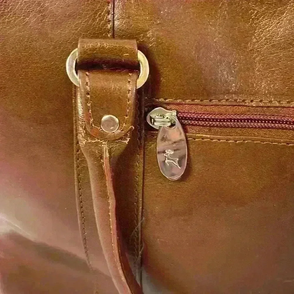 Ashwood Gina Genuine Leather Bag Tan - Picture 9 of 16